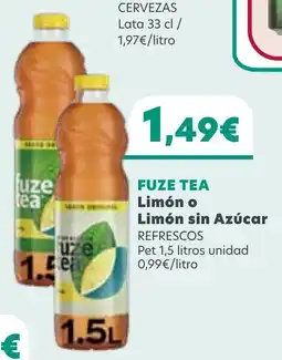 FROIZ FUZE TEA Limón o Limón sin Azúcar oferta