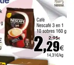 FROIZ Café Nescafé 3 en 1 10 sobres oferta