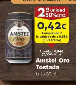 FROIZ AMSTEL ORO Tostada oferta