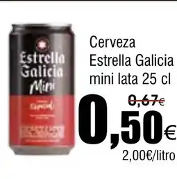 FROIZ ESTRELLA GALICIA Cervez mini lata oferta