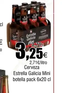 FROIZ Cerveza Estrella Galicia Mini botella oferta
