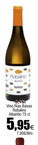 FROIZ Vino Rías Baixas Robalino Albariño oferta