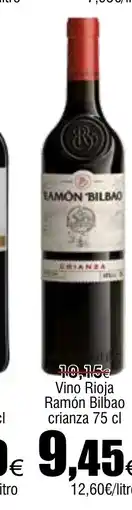 FROIZ Vino Rioja Ramón Bilbao oferta