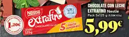 Gadis NESTLE Chocolate con leche extrafino oferta