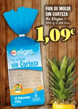 Gadis IFA ELIGES Pan de molde sin corteza oferta