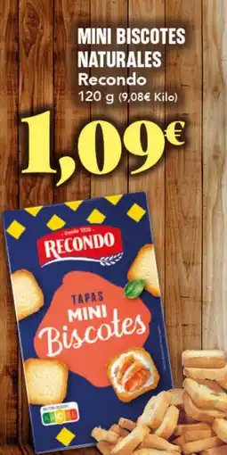 Gadis RECONDO Mini biscotes naturales oferta