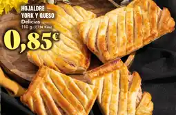 Gadis DELICIAS Hojaldre york y queso oferta
