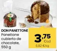Autoservicios Familia Don panettone - panettone cubierto de chocolate oferta