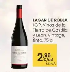 Eroski Lagar de la robla - i.g.p. vinos de la tierra de castilla y león, vintage, tinto oferta