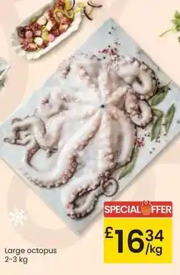 Eroski Large octopus oferta