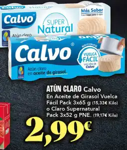 Gadis CALVO Atún claro oferta