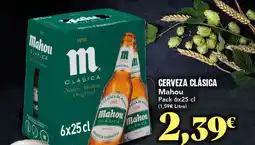 Gadis MAHOU Cerveza clásica oferta