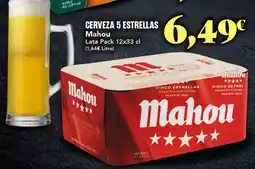 Gadis MAHOU Cerveza 5 estrellas oferta