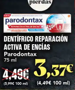 Gadis PARADONTAX Dentífrico reparación activa de encías oferta