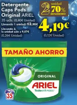 Gadis ARIEL Detergente Caps Pods Original oferta