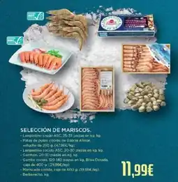 Hipercor Selección de mariscos oferta