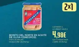 Hipercor Bonito del norte en aceite de oliva consorcio. oferta