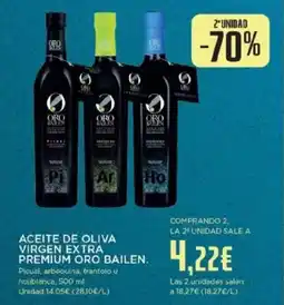 Hipercor ORO BAILEN Aceite de oliva virgen extra premium oferta