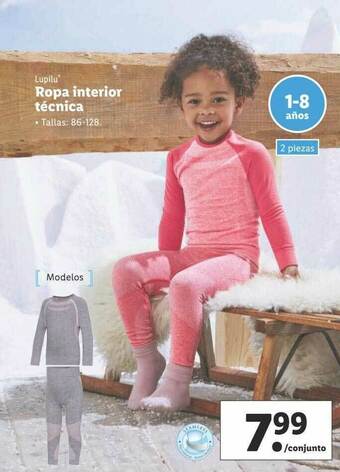 Lidl Lupilu Ropa Interior Técnica oferta