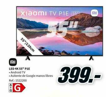 MediaMarkt Xiaomi Led 4k 55 oferta