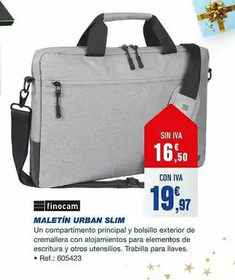 Xiaomi Finocam Maletín Urban Slim oferta