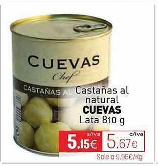 Cuevas Cash Castañas Al Natural Cuevas oferta