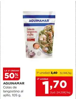 Alimerka AGUINAMAR Colas de langostino al ajillo oferta