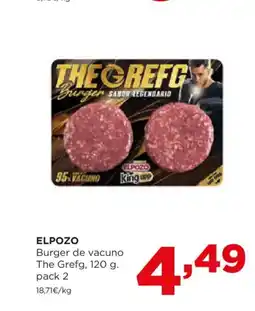 Alimerka ELPOZO Burger de vacuno The Grefg oferta