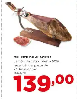 Alimerka DELEITE DE ALACENA Jamón de cebo ibérico 50% raza ibérica oferta