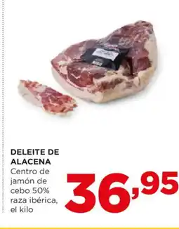 Alimerka DELEITE DE ALACENA Centro de jamón de cebo 50% raza ibérica oferta