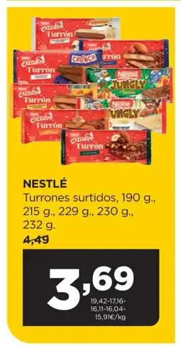 Alimerka NESTLÉ Turrones surtidos oferta