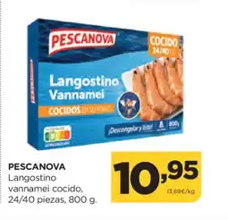 Alimerka PESCANOVA Langostino vannamei cocido oferta