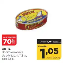Alimerka ORTIZ Bonito en aceite de oliva oferta