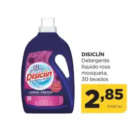 Alimerka DISICLÍN Detergente líquido rosa mosqueta, 30 lavados oferta