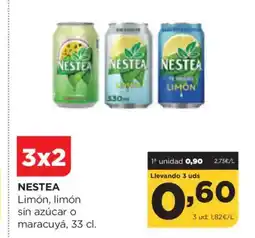 Alimerka NESTEA Limón, limón sin azúcar o maracuyá oferta