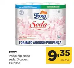 Alimerka FOXY Papel higiénico seda, 3 capas oferta