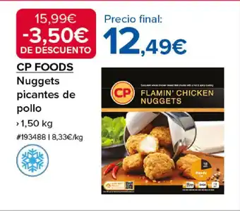 CP FOODS Nuggets picantes de pollo