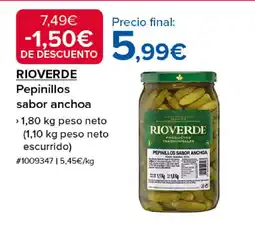 Costco RIOVERDE Pepinillos sabor anchoa oferta