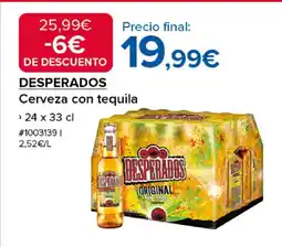 Costco DESPERADOS Cerveza con tequila oferta