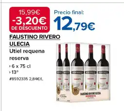 Costco FAUSTINO RIVERO ULECIA Utiel requena reserva oferta