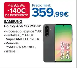 Costco SAMSUNG Galaxy A56 5G 256Gb oferta