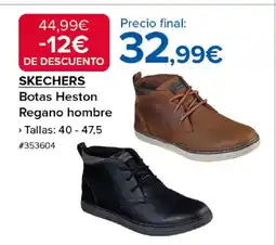 Costco SKECHERS Botas Heston Regano hombre oferta