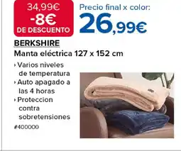 Costco BERKSHIRE Manta eléctrica oferta