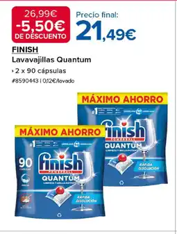 Costco FINISH Lavavajillas Quantum oferta
