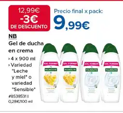 Costco NB Gel de ducha en crema oferta