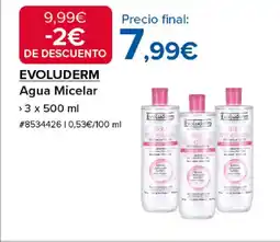 Costco EVOLUDERM Agua Micelar oferta