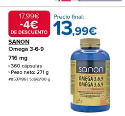 Costco SANON Omega 3-6-9 oferta