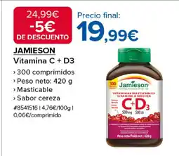 Costco JAMIESON Vitamina C + D3 oferta