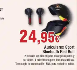 Hiper FROIZ Auriculares Sport Bluetooth Red Bull oferta