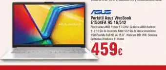 Hiper FROIZ ASUS Portátil Asus VivoBook E1504FA R5 16/512 oferta